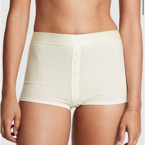 VICTORIAS SECRET PINK HIGH-WAIST BOYSHORT PANTY UNDERWEAR. NWT